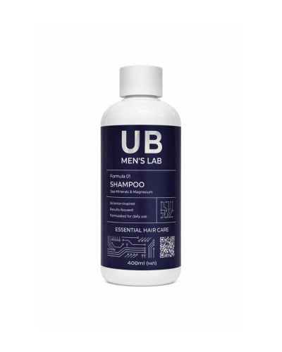 Шампунь UB MEN`S LAB Formula 01 с магнием 400 мл