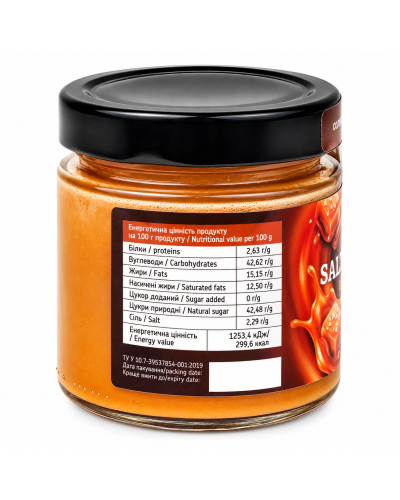 Соленая карамель MonLasa на меду 180 г