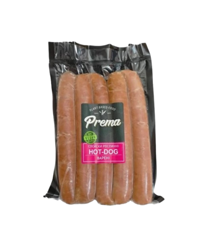 Сосиски веганські Prema Хот-дог варені 310 г