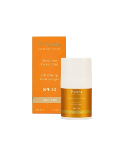 Крем для обличчя VESNA SPF 30 з шипшиною для всіх типів шкіри 50 мл