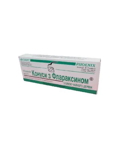 Свічки з Флараксином та олією чайного дерева 10 шт.