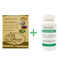 Набір Чистий кишечник: Овесан + Пробіотик Грін-Віза