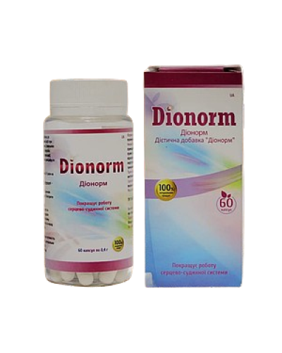ДІОНОРМ – нормалізація тиску 60 капс.