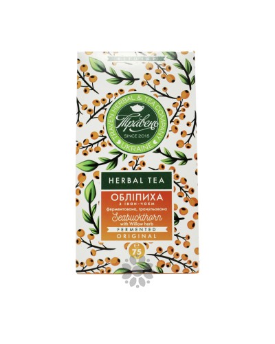 Іван-чай ферментований "Травень" з ягодами обліпихи, 75 г