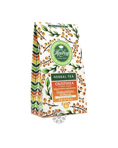 Іван-чай ферментований "Травень" з ягодами обліпихи, 75 г