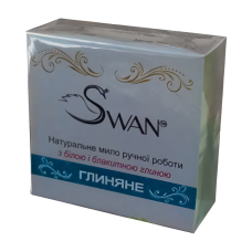 Натуральне мило ручної роботи Swan Глиняне 100 г