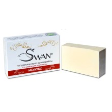 Натуральное мыло ручной работы Молоко, 90 г, Swan