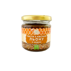 Паста з насіння льону з медом Еколія 200 г