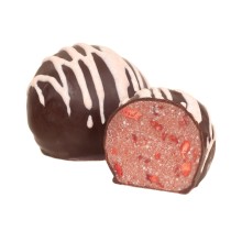 Натуральні цукерки MonLasa Полуничний трюфель без цукру 100 г