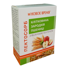 Клітковина зародків пшениці з яблучним пектином Пектосорб, 200 г, Новий Час