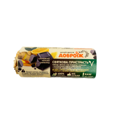 Натуральний батончик Святкова пристрасть в чорному шоколаді без цукру Доброїж 36 г