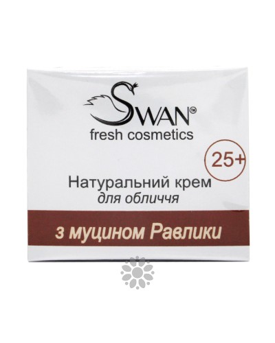 Натуральный крем Swan для лица с муцином улитки 25+ 50 мл