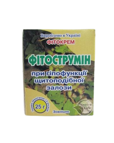 Фітокрем "Фітострумін" 25 г
