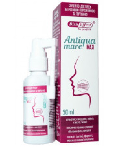 Спрей для горла Antiqua Mare MAX BishEffect 50 мл