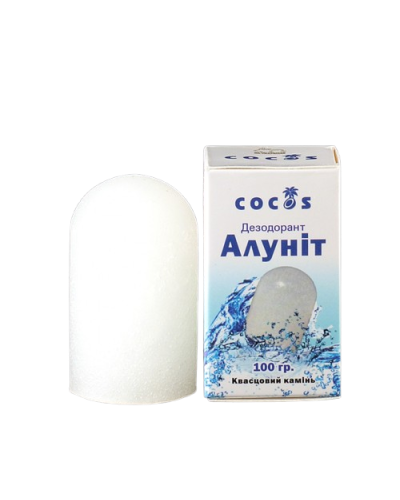 Натуральний твердий дезодорант Cocos Алуніт (аналог Кристалу) 100 г