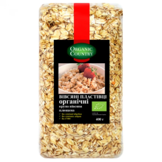 Вівсяні пластівці швидкого приготування Organiс Country органічні 400 г