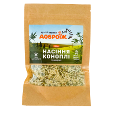 Насіння коноплі очищене Доброїж 100 г