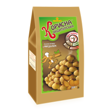 Печиво Корисна Кондитерська з мигдалем без цукру (зі стевією) 300 г