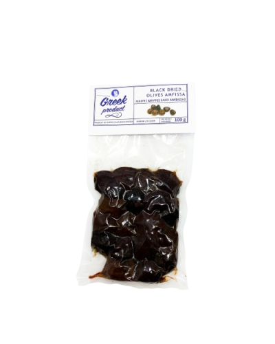 Оливки Анфісіс чорні в'ялені Greek Product 100 г