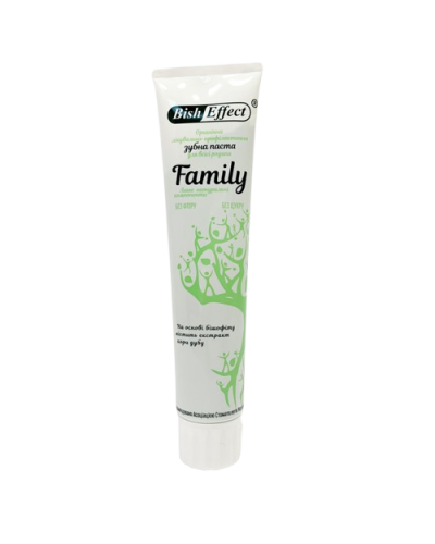 Органічна профілактична зубна паста з бішофітом BishEffect Family 125 мл