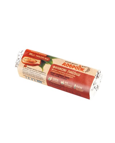 Корисний батончик Доброїж Фінікові ласощі 50 г