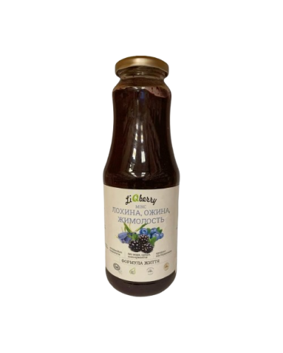 Паста LiQberry МІКС лохина, ожина, жимолость 1000 мл
