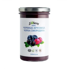 Паста LiQberry Ягідний мікс чорниця, брусниця, смородина 545 мл