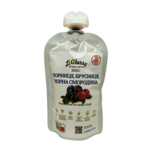 Паста LiQberry Ягідний мікс чорниця, брусниця, смородина дой-пак 100 мл