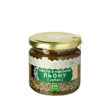 Паста з насіння льону (урбеч), 200 г, Еколія