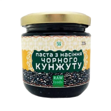 Паста з насіння чорного кунжуту, 200 г, Еколія
