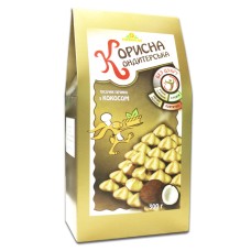 Печенье "Корисна Кондитерська с кокосом" со стевией (без сахара), 300 г
