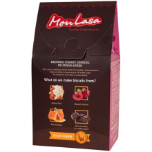 Печиво MonLasa Брауні з вишневою начинкою vegan 120 г