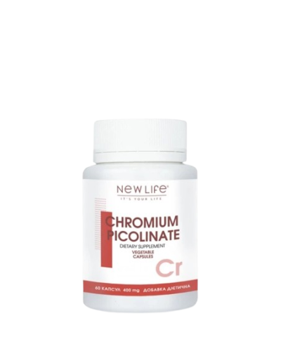 Піколінат хрому 400 мкг NEW LIFE 60 капс