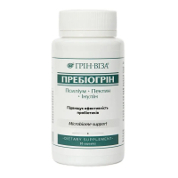 Пребіогрін Грін-Віза — пребіотики псиліум + пектин + інулін 90 капс