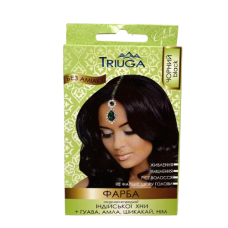 Природная краска для волос на основе хны черный, TRIUGA 25 г