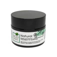 Крем для обличчя EcoKrasa для жирної та комбінованої шкіри Гаультерія та пребіотики 50 мл