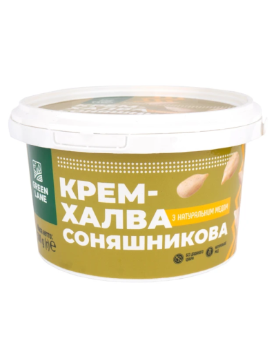 Крем-халва Green Lane з соняшника з медом 500 г