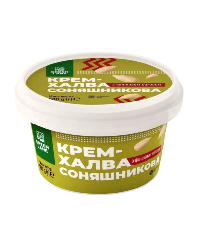 Крем-халва Green Lane з соняшника з фініковим сиропом 500 г