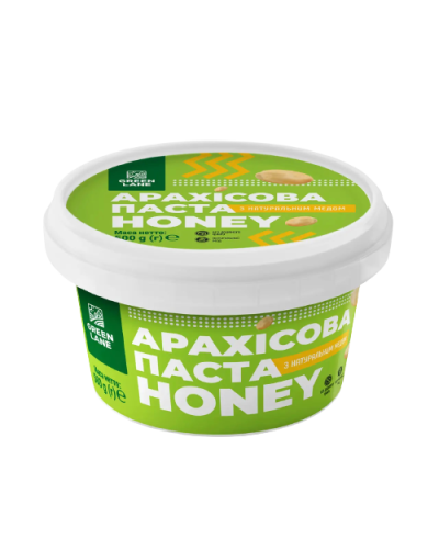 Арахісова паста GREEN LANE HONEY з медом 500 г