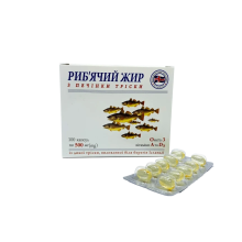 Риб'ячий жир з печінки тріски Garmonia 100 капсул по 500 мг Ісландія-Україна