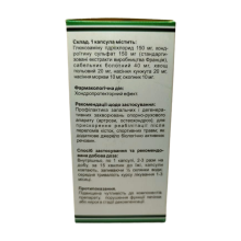 Артрозолон з глюкозаміном та хондроїтином для суглобів 60 капс.