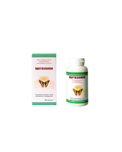 Щитозолон для щитовидної залози (екстракт перстачу) 60 капс.