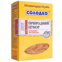 Цукор буряковий Солодко нерафінований (коричневий) пресований 500 г