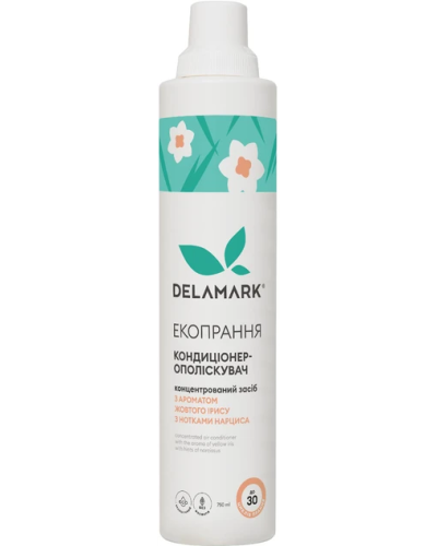 Еко кондиціонер-ополіскувач DeLaMark Шафран та орхідея 750 мл