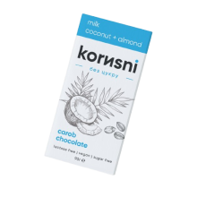 Шоколад молочний Мигдаль-Кокос KORИSNI 90 г