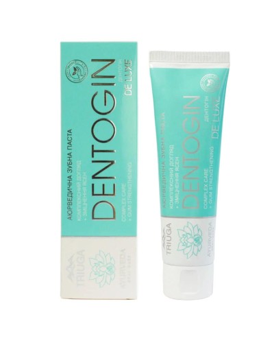 Аюрведична зубна паста DENTOGIN DE LUXE зміцнення ясен 100 г