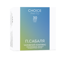 П.САБАЛЯ Choice — комплекс для передміхурової залози 30 капс.
