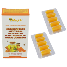 Свічки Медок з маточним молочком і олією обліпихи10 шт.