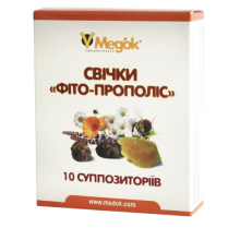 Свечи ФИТО-ПРОПОЛИС Медок (гинекология, урология, проктология) 10 шт.