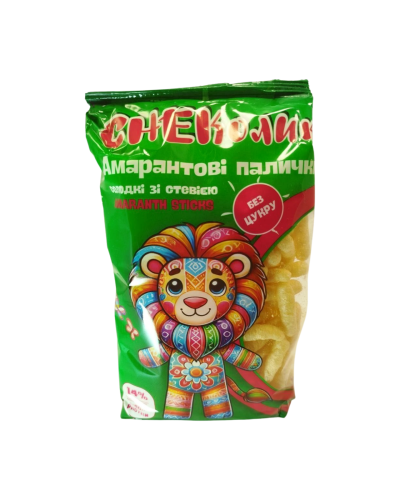 Палички амарантові зі стевією Healthy Generation 45 г